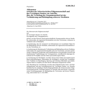 Abk. Amerika Bekämpfung Straftaten