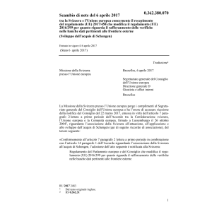 Scambio note 6.4.17 CH/UE  2017/458...
