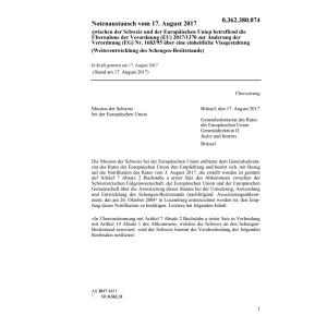 Notenaustausch CH-EU einh. Visagestalt.