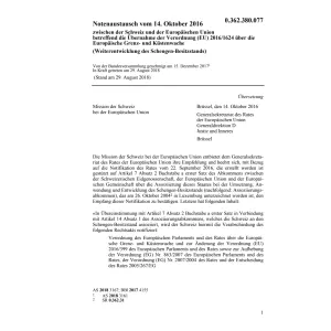 Notenaustausch 14.10.16 CH/EU