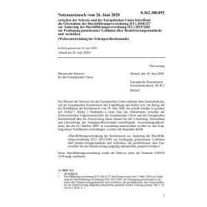 Notenaustausch Änd. (EU) 2015/2403