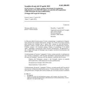 Scambio note 15.4.21 Svi Union europea