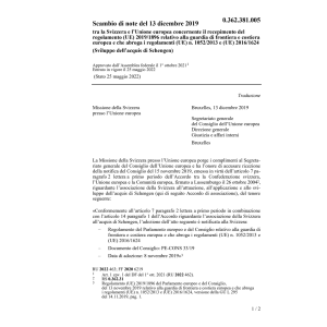 Scambio di note (EU) 2019/1896