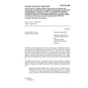 Scambio di note CH-UE (UE) 2022/1034