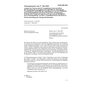 Notenaustausch 17.05.23 Schweiz Europ. U