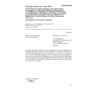 Échange notes 11.08.2021 reprise règleme
