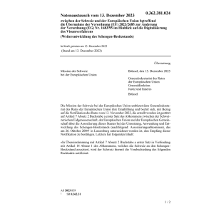 Notenaustausch 13.12.23 Schweiz Europ. U