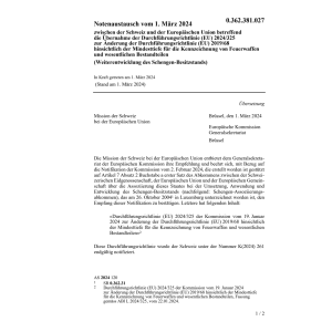 Notenaustausch 01.03.2024 (EU) 2024/325