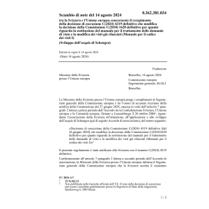 Scambio note 14.08.24 Sviz. Unione europ