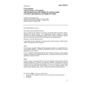 Conv. obbligo di scuola Francia