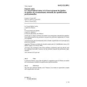 Entente 14.6.22 Cfs Gouvernement Québec