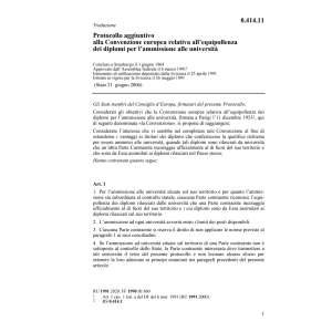Prot. aggiuntivo del 3 giugno 1964