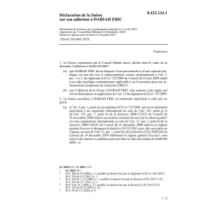 Décl. CH 11.4.23 adhésion DARIAH ERIC