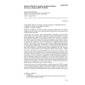 Europ. ricerca clinica 5.12.2023