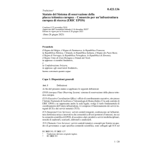 Statuto Sistema placca tettonica europea