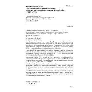 infra. europ. osservazione carbonio