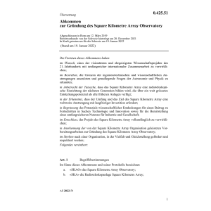 Abk. 12.03.3019 Gründung Square Kilometr