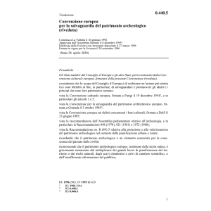Salvaguardia del patrimonio archeologico