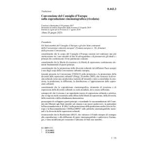 Conv. Consiglio Europa 30.1.17 cinematog