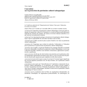 Conv. protection du patrimoine culturel