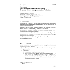 Conv. int. espèces de faune
