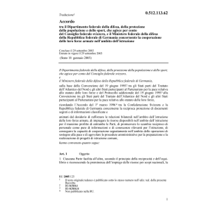 Acc.CH-D cooperazione forze armate