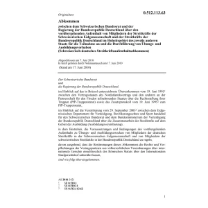 Abk. CH-D Streitkräfteaufenthaltsabk.