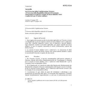 Acc. mezzi didattici militare RFG