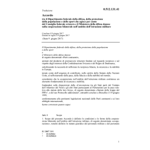 Acc. DDPS/Ministero difesa danese istr.