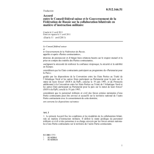 Acc. CH-Russie instruction militaire