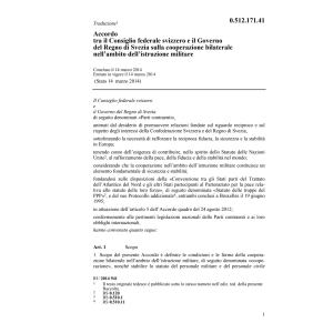 Acc. CH-S dell'istruzione militare