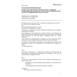 ZAABK CH VBS-Ukraine Verteidigungsminist