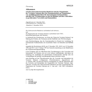 Abk. 3.12.19 Ausbild. Friedenseinsätze