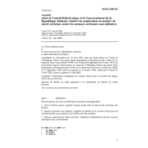 Acc Italie sûreté aérienne