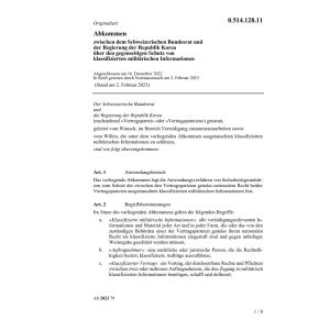 Abk. Korea militärische Informationen