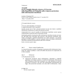 Acc. CH-F reciproca prot. informaz.class