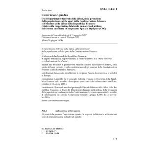 Conv. Df difesa protezione popolazione