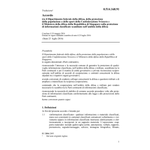 Acc. DDPS Repubblica Singapore difesa