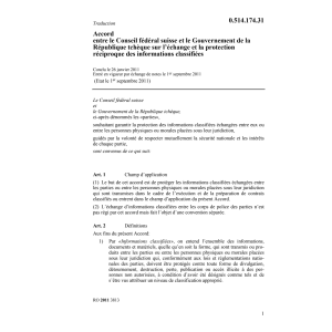 Acc.CH-Rép.tchèque prot. informat.class.