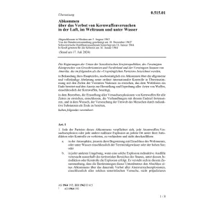 Abk. Verbot von Kernwaffenversuchen