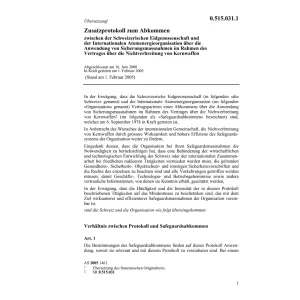 Zusatzprot.Abk.CH Kernwaffen