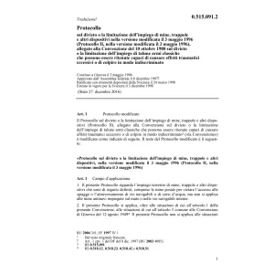 Prot.limitazione,mine,trappole,armi