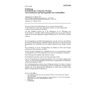 Erkl. Verbot Werfen von Geschossen