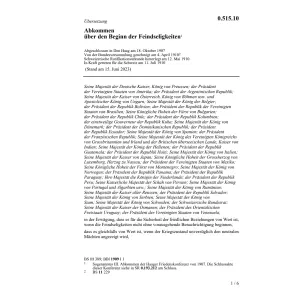 Abk. Beginn Feindseligkeiten