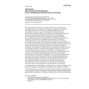 Abk. Beschränkung Beuterecht im Seekrieg