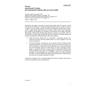 Norme azione dei sottomarini