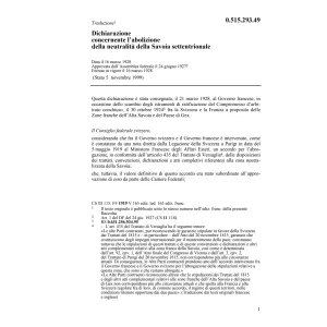 Dich. abolizione neutralità Savoia sett.