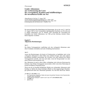 Genfer Abk. bewaffnete Kräfte zur See
