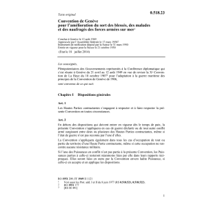 Conv. de Genève forces armées sur mer