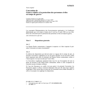 Conv Genève protection personnes civiles